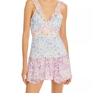 LoveShackFancy Pastel Floral Dress